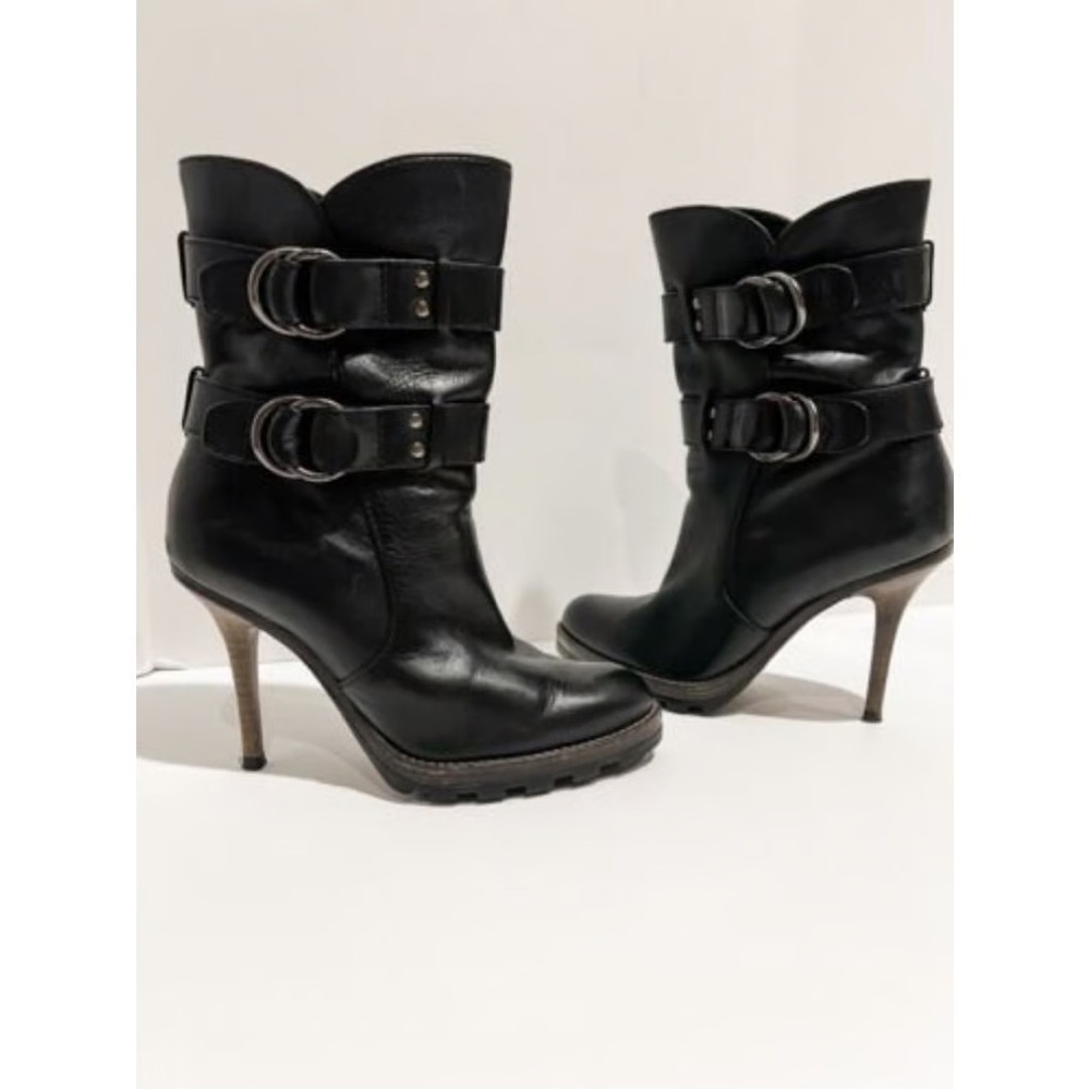 Coach Thelma Stiletto Leather Boots